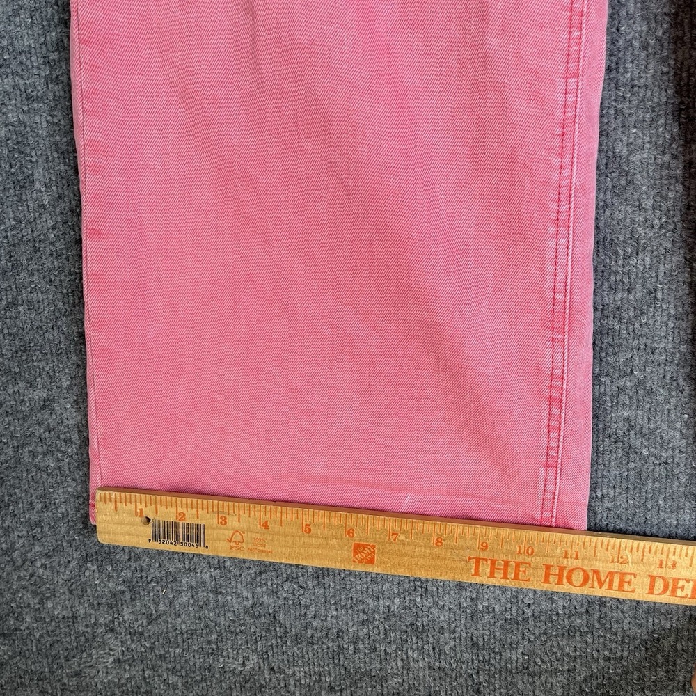Gap Denim High Rise Wide Leg Crop Jeans Women Size 10/30R Pink Chic - Picture 6 of 8